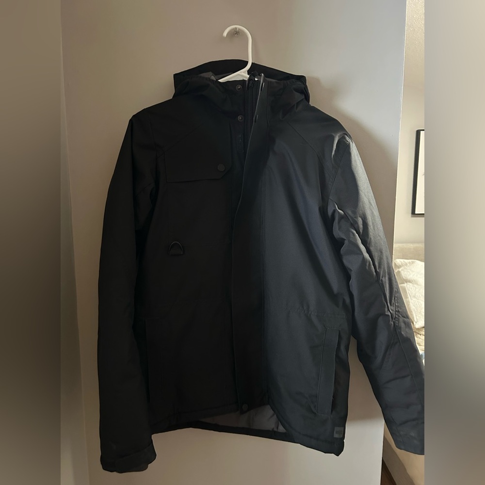 MEC Kids Black Ski Jacket with Hood